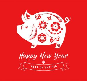 chinese new year pig